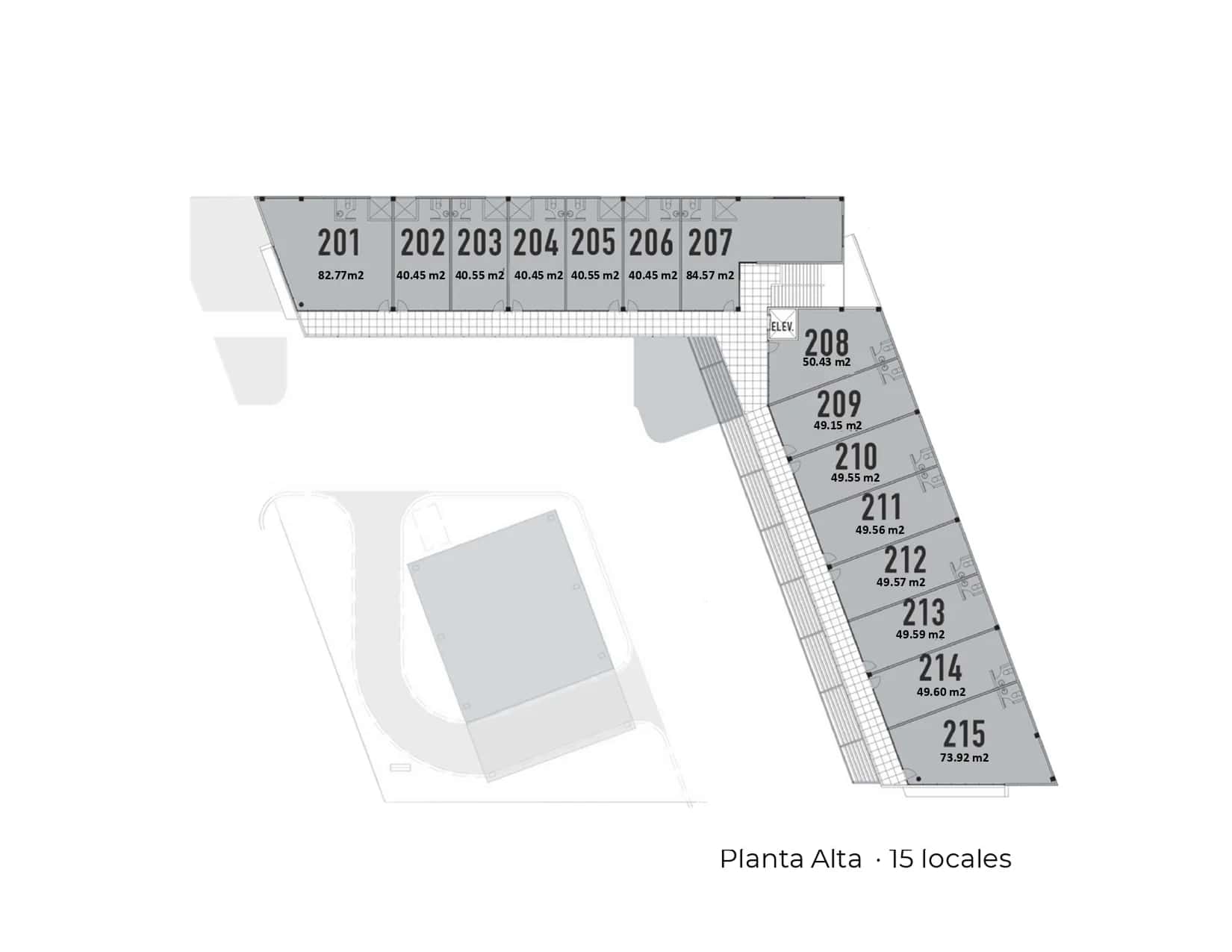 Plano de Planta alta